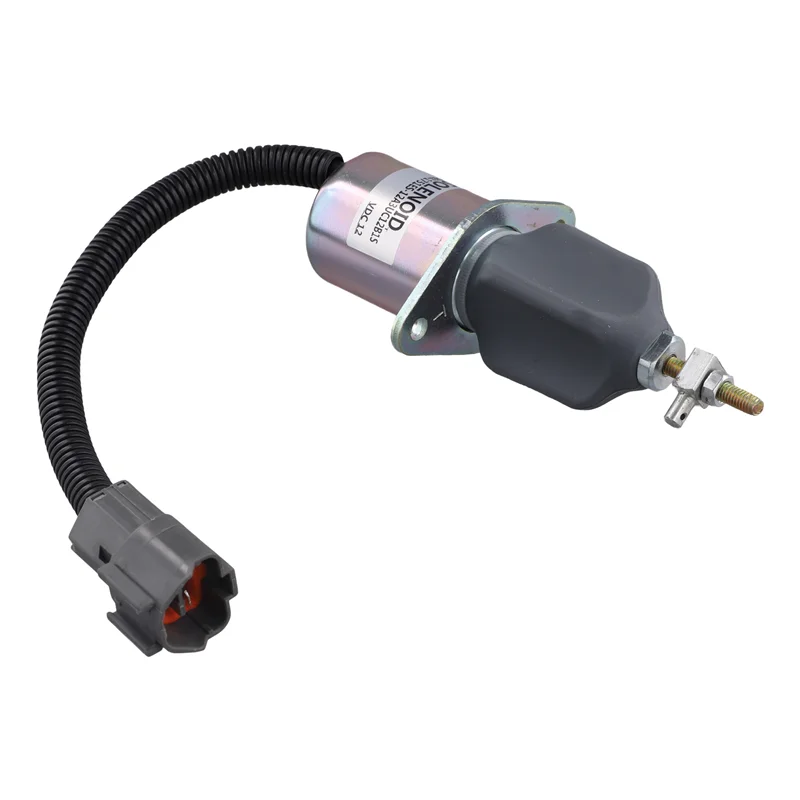 

1751ES-12A3UC12B1S 12V Fuel Shut Off Solenoid 129953-77811 For Yanmar 4NTE94 Engine For Hyundai R60-5 R210-5 SA-4673-S