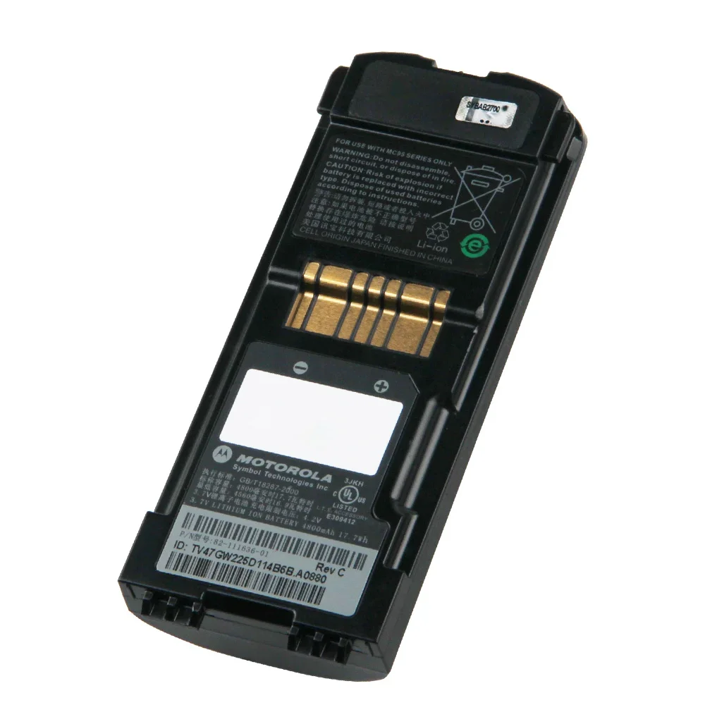 Replacement Battery 82-111636-01 4800mAh For Motorola Zebra MC9500 MC9590 MC9596 MC9598 MC9 High Quality Batteries