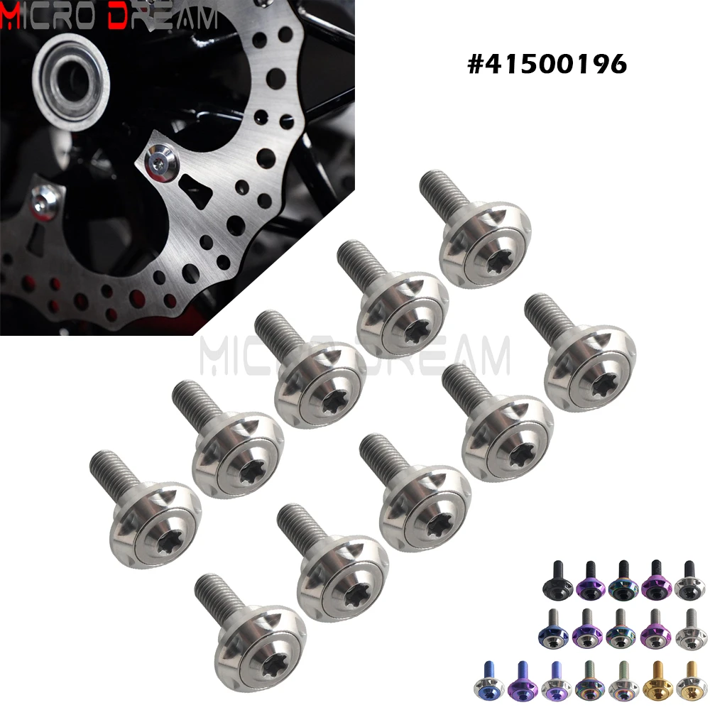 Floating Front Brake Rotor Hardware Brake Disc Bolt Bushing Wave Spring Washer Kit For Harley Street Road Glide 2024-26 41500196