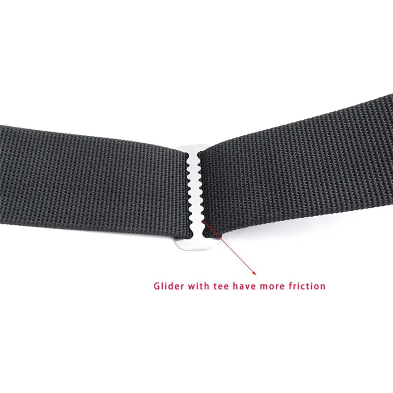 AT63-10Pcs 2 Inch Diving Webbing Belt Slide Stopper Weight Retainer Clips With Teeth For Standard 2 Inch (5.1Cm)Webbing Belts Du