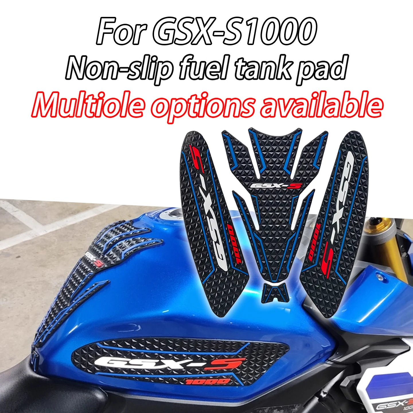 

Наклейки на мотоцикл Suzuki GSXS1000 GSX-S1000 GSX-S1000GT GSXS1000 GX/GT GSXS, накладка на бак, противоскользящая наклейка, боковая накладка на колене, боковая накладка на коленки.