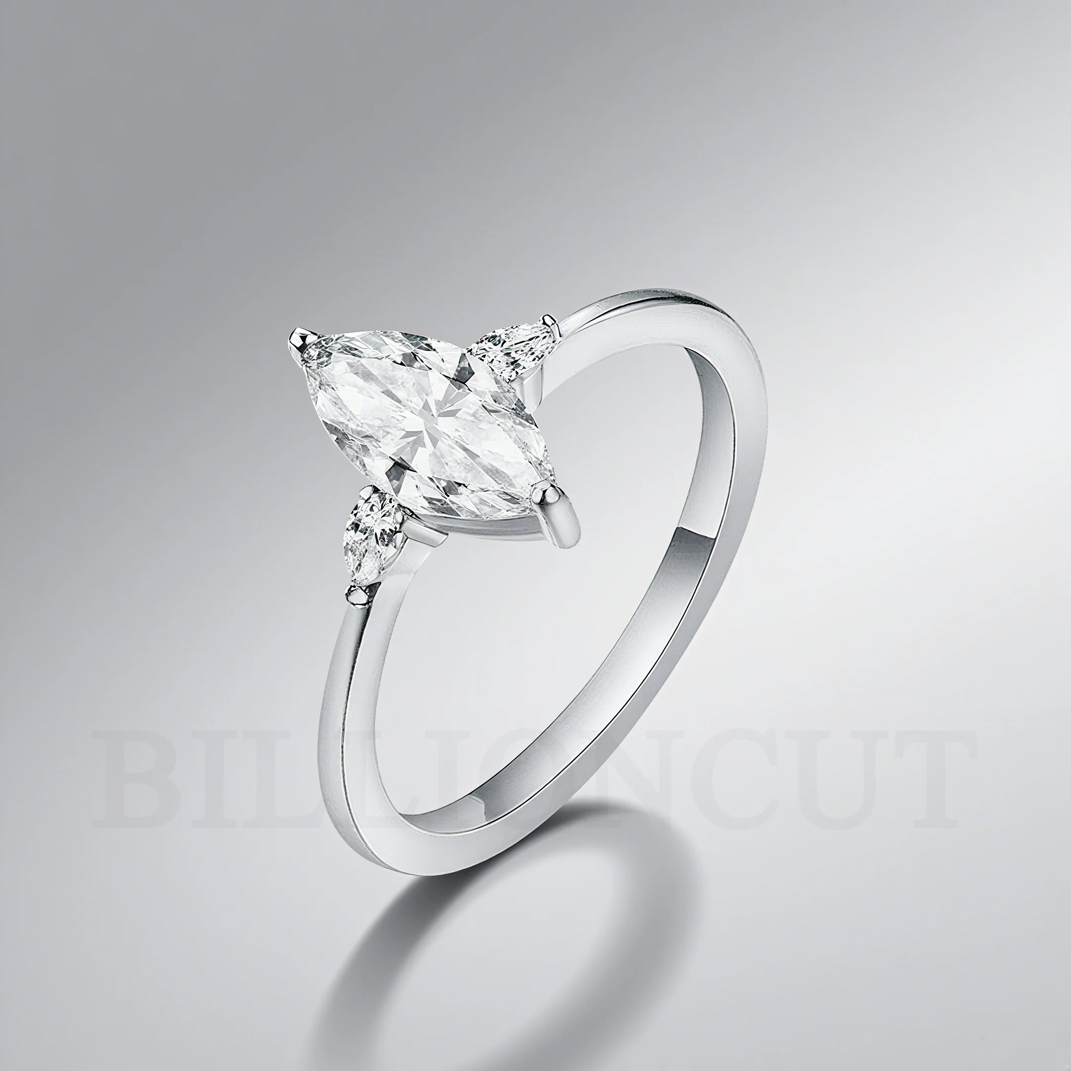New 925 Sterling Silver  Rhombic Ring Adjustable & Durable Anti-Fade Anniversary & Wedding Jewelry Gift for Lover