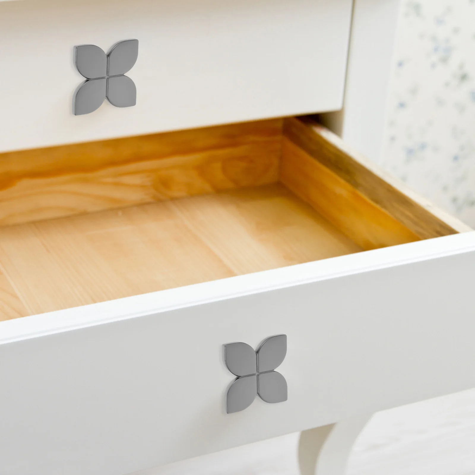 

2 Pcs Metal Cabinet Door Handle Decorative Knob Knobs Wardrobe Single Hole Zinc Alloy Drawer Pulls