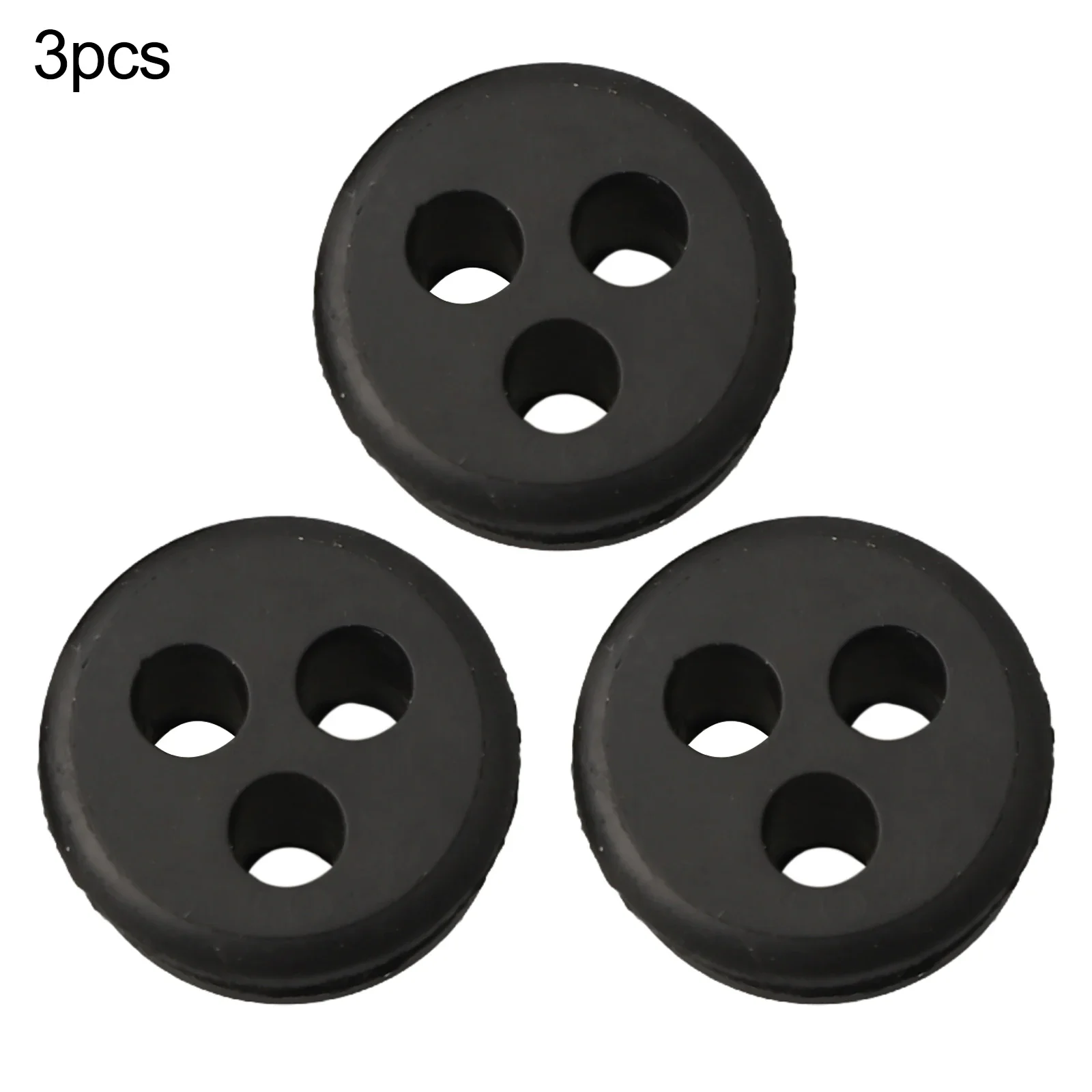 3 Pack Fuel Line Gas Tank 3 Hole Grommet For Echo Trimmer Blower V137000030   Fits GT Series PB Series SRM Series