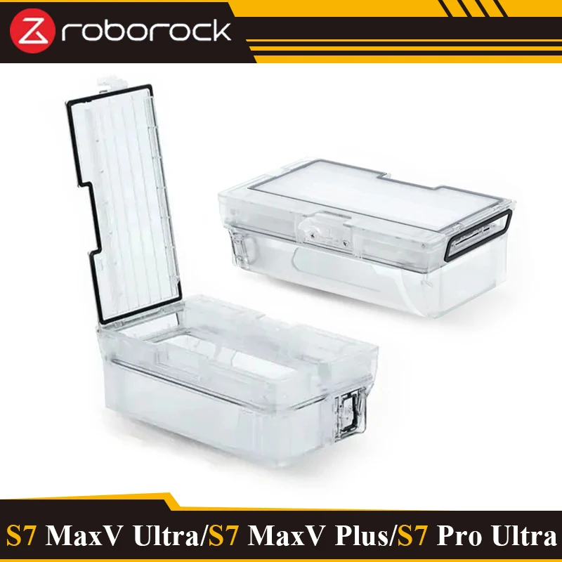 

For Roborock S7 /S7 MaxV/ S7 MaxV Ultra Original Dust Box Filter Parts Robot Vacuum Cleaner Dustbin Washable Filter Accessories