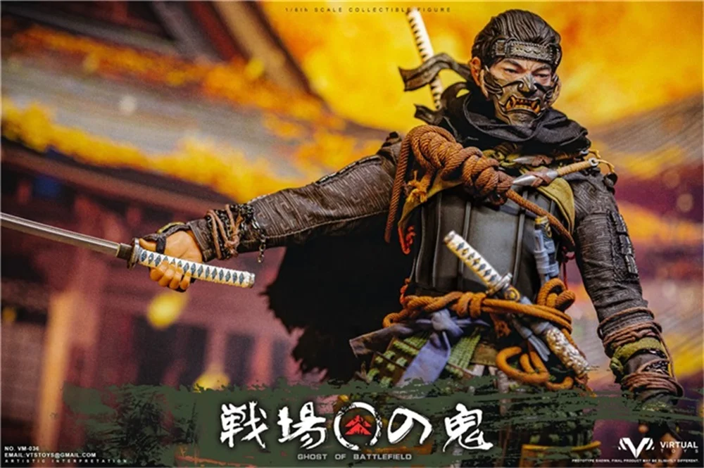 

1/6 VTS TOYS VM036AB The Ghost of the Battlefield The Soul of Tsushima Island Dagger Sword Knife Holster Long Short Medium Model