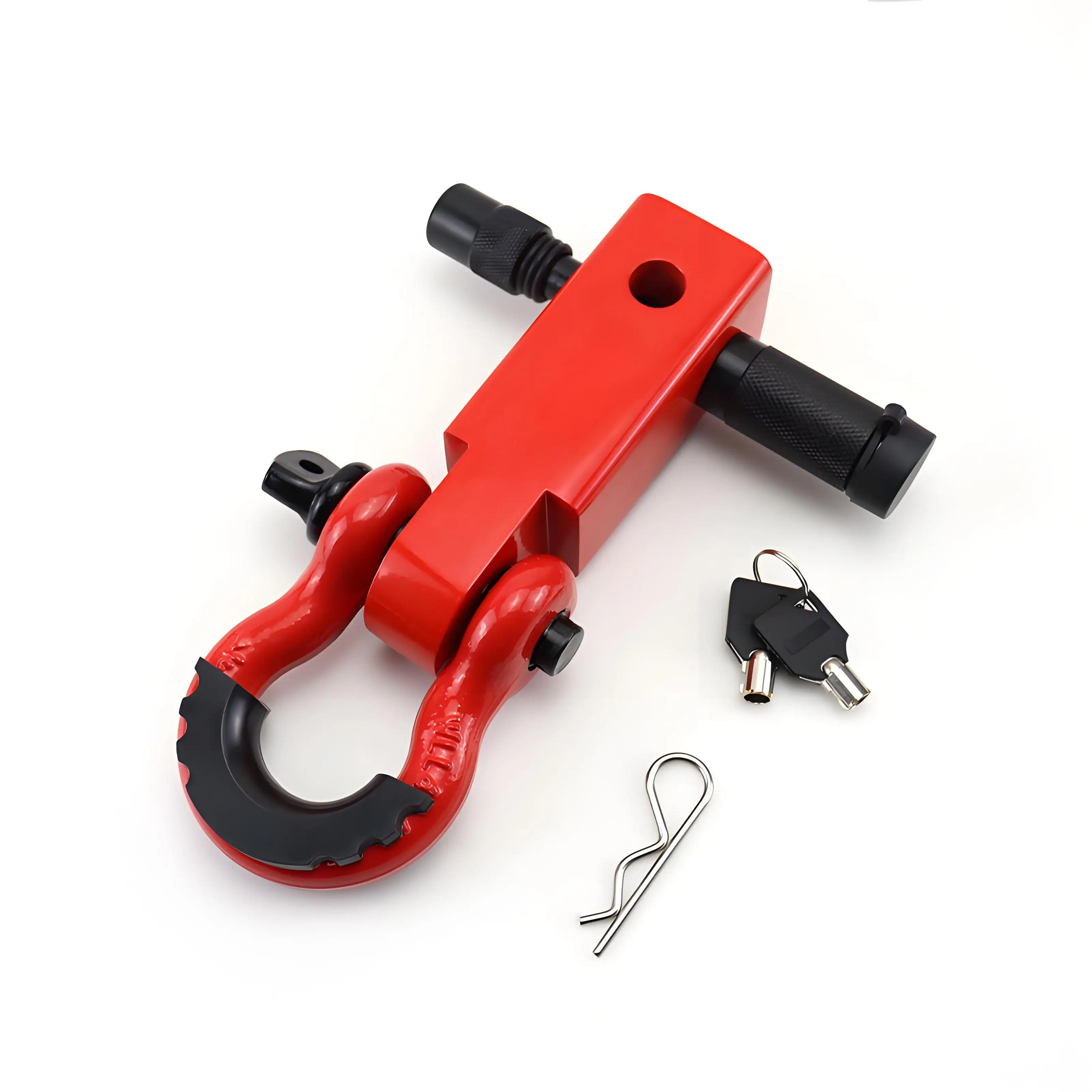 HASHENTA  Anti-Theft Shackle Hitch Receiver 2 Inch 3/4