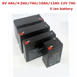 6v 4ah 4.5ah 7ah 10ah 12ah 12v 7Ah lithium battery for electronic scale Access control children toy airplane rc tank UPS