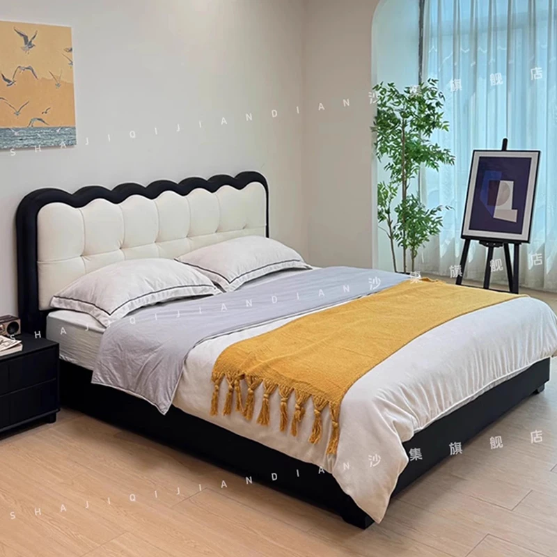

French Vintage Beds Vertical Modern Living Room Cheap Beds Luxury Floor Rack Suspenso Para Sala Para Tv Bedroom Furniture