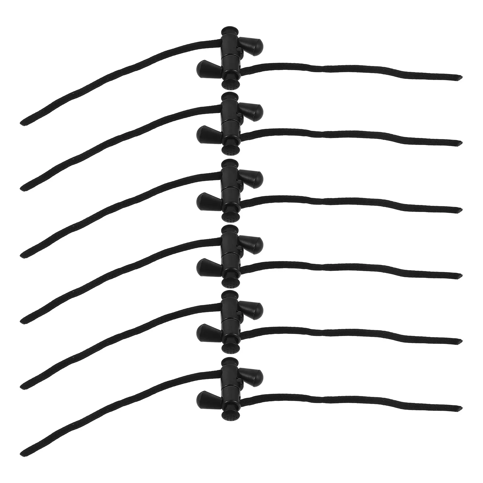 6Pcs Neck Pillow Rope Elastic Strap U-Shaped Adjustable Fixing Strap for Travel Pillow Adjust Rope Belt Adjustable Cord Fastener