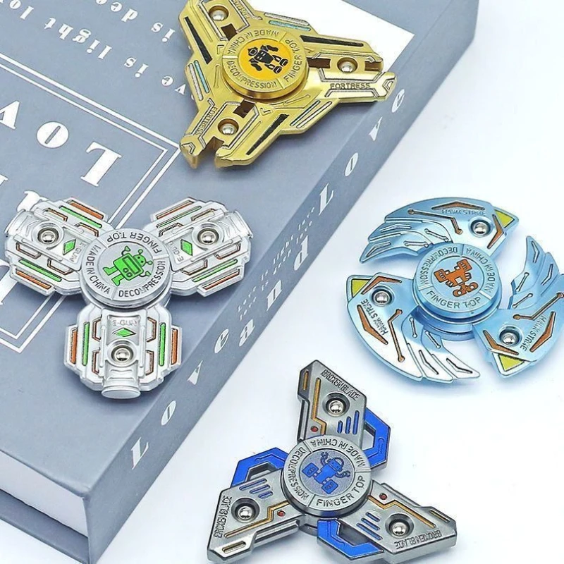 4 個ノベルティマシンテーマフィジェットスピナーおもちゃ学生、実践者抗ストレス耐圧おもちゃ減圧大人のギフト