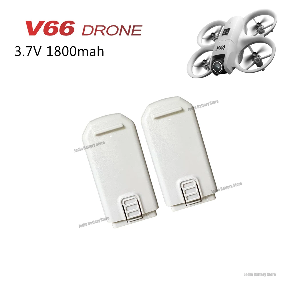 V66 Mini Drone batería Original 3,7 V 1800mAh Lipo batería para Drone V66 GPS evitación profesional FPV plegable Quadcopter juguetes
