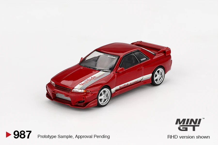 

MINIGT 1:64 Nissan Skyline GT-R (R32) VeilSide Combat C-I Gem Red MGT00987-CH Car Alloy Toys Diecast Metal Model for Children
