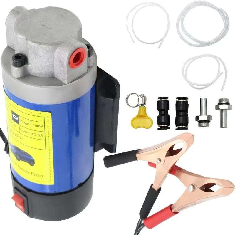 

12V 24V Electric Scavenge Suction Transfer Change Pump Oil Transfer Pump 1-4L/min Motor Oil Diesel Extractor Pump For Car