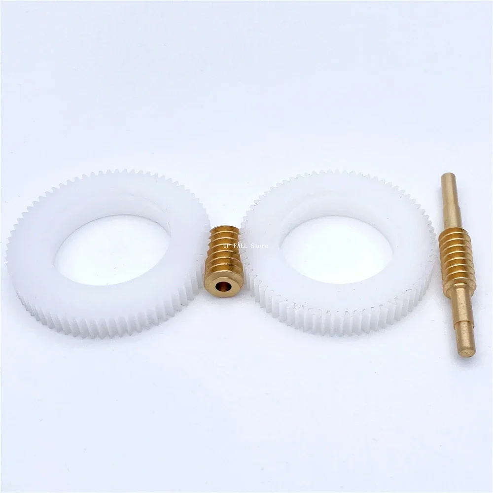 1:71 0,5M 71 Dentes 21,8mm Verme de Cobre Engrenagem de Plástico Modelo de Brinquedo DIY