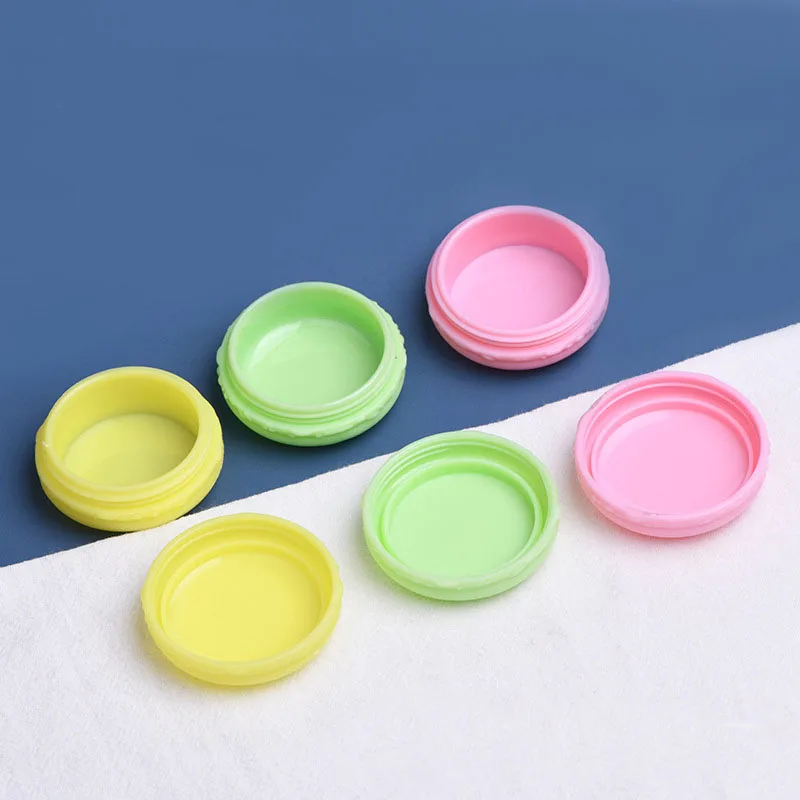 10pcs 10g Candy Macaron Lip Balm Container Cosmetics Cream jar Makeup Container Lotion Refillable Bottle Cream Lotion jar