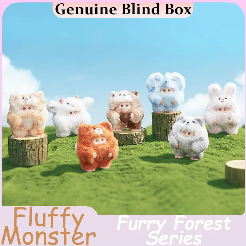 

Подлинный пушистый монстр 2-го поколения, серия Furry Forest, виниловая глухая коробка, аниме, фигурки героев, мультяшный декор, игрушка, кулон, подарок