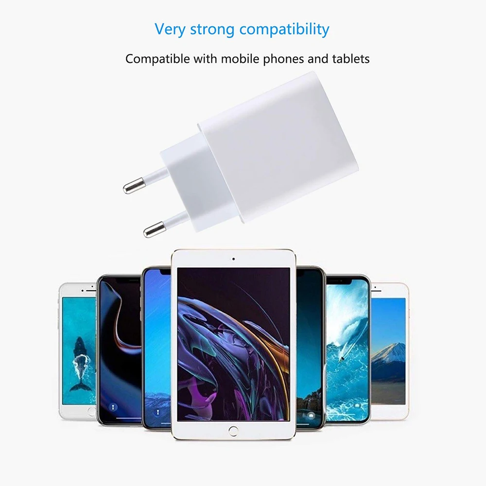 20W 35W 50W Europe Super Fast Charger, European Travel Plug Adapter, EU Adaptor Charger with PD Data Cable for the Apple Series