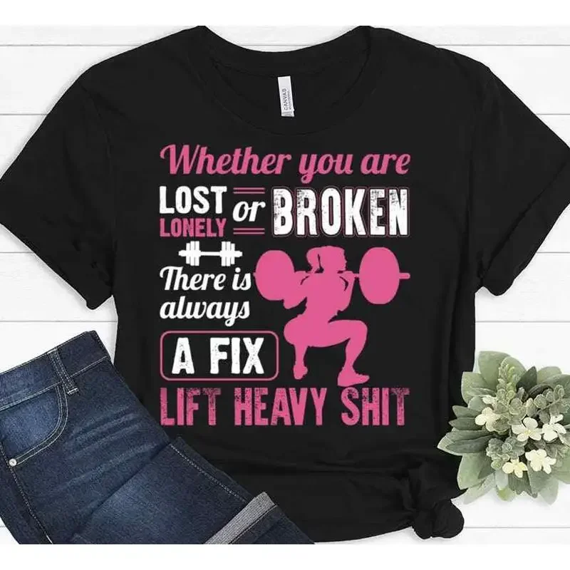 Funny Fitness Workout Gym Athletic Lifting Weights T shirt