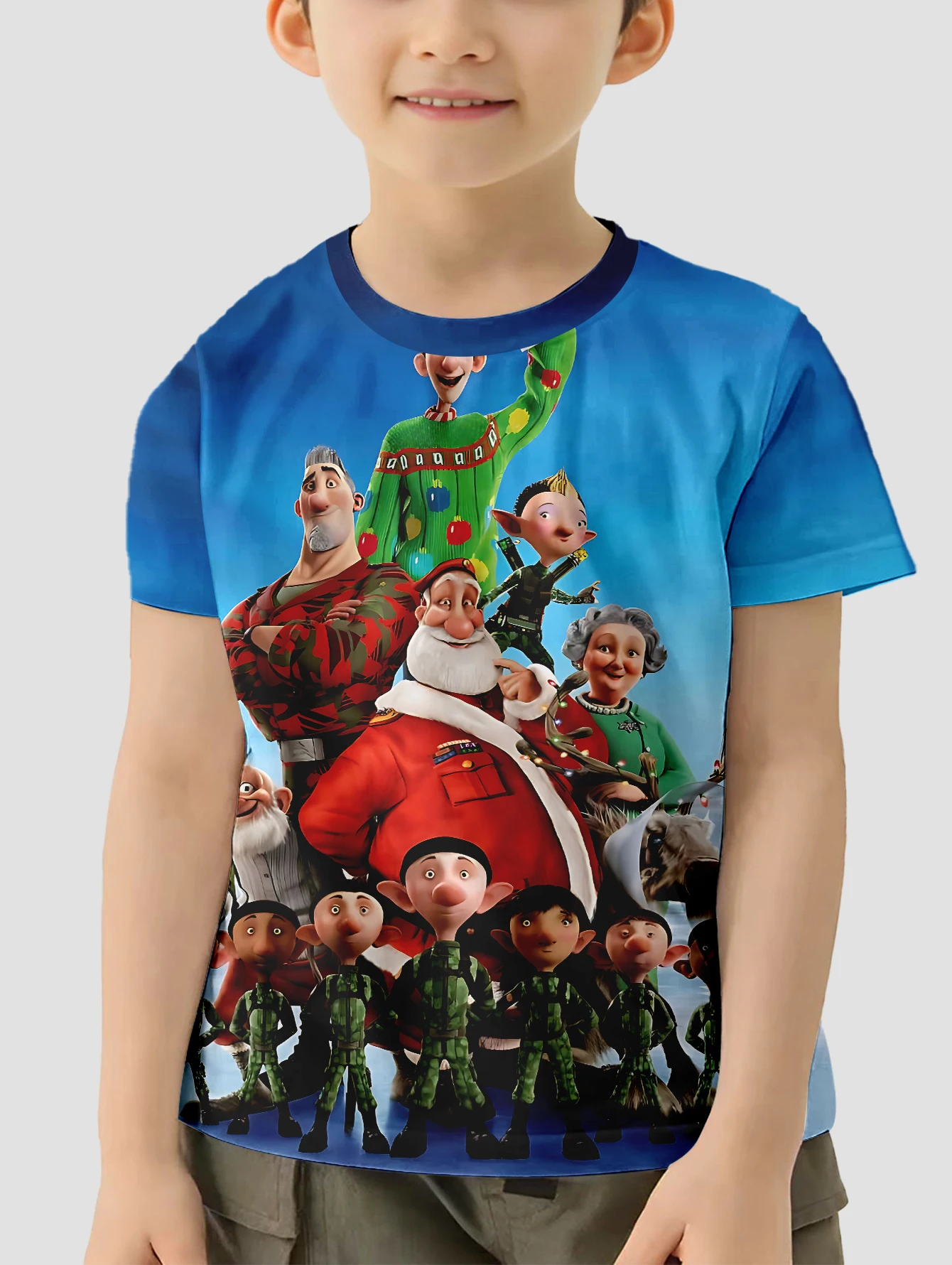 Christmas Movies That Christmas 3D Print Baby Clothing 5 to 14 Years Male Outdoor Clothes for Children Boy Girl Child T-Shirt