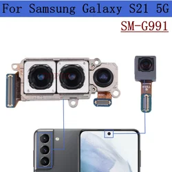 Rear Front Camera For Samsung Galaxy S21 5G SM-G991U G991B G991W G991N Back Wide Main Camera Flex Cable Module Spare