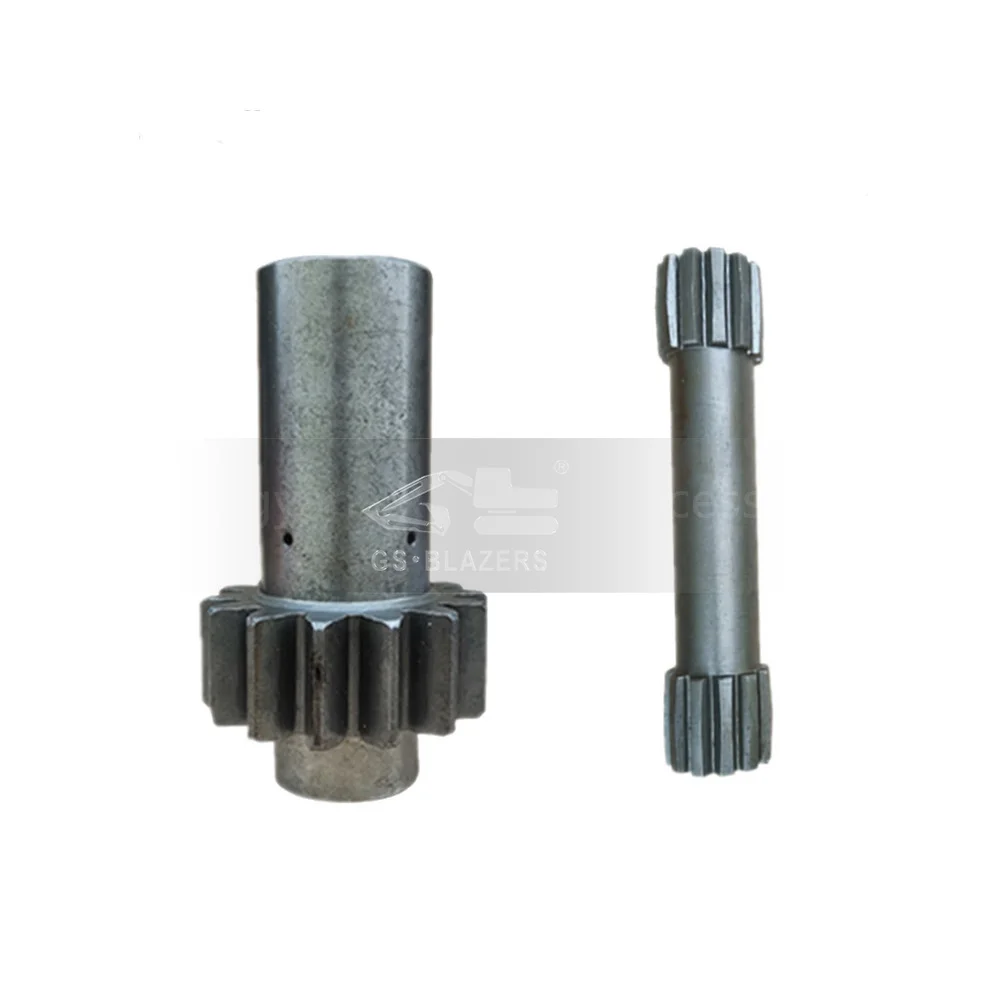 

Excavator Parts For B37 Slewing Vertical Shaft Gear Motor Rotor 14 12 Teeth Steering Gear Center Shaft