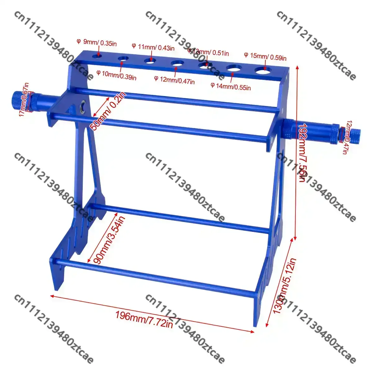 RC Crawler Aluminum Alloy Tire Dynamic Balance Bracket Multifunctional Shock Storage Rack Repair Tool Holder Accessories