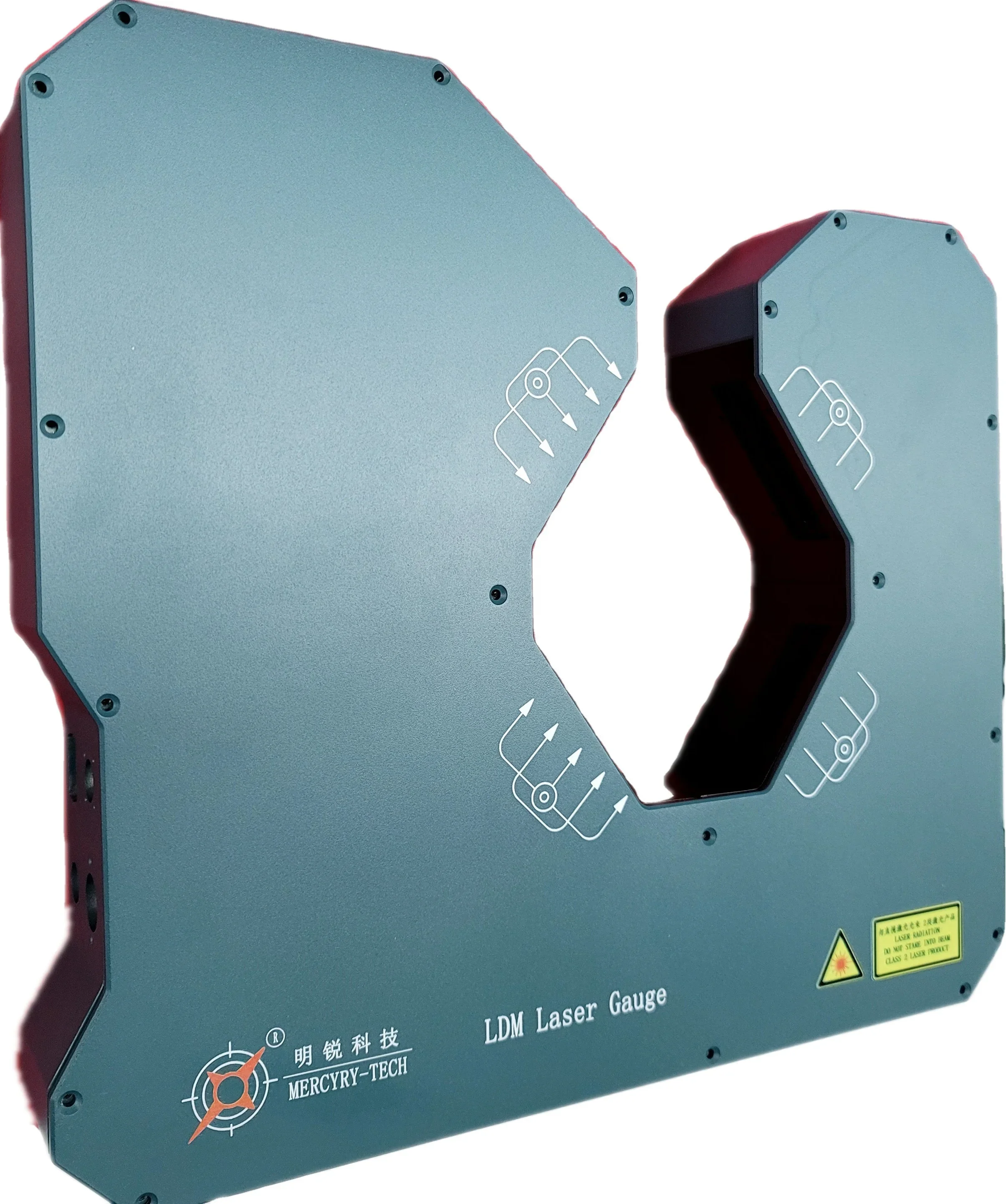 two axis laser gauge diameter measuring instrument