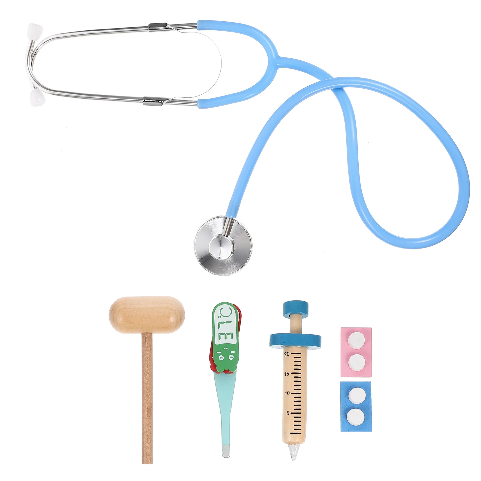 

1Set Kids Doctor Playset Realistic Simulation Medical Kit for Children Role Play Learning Experience Birthday Gift for Boys