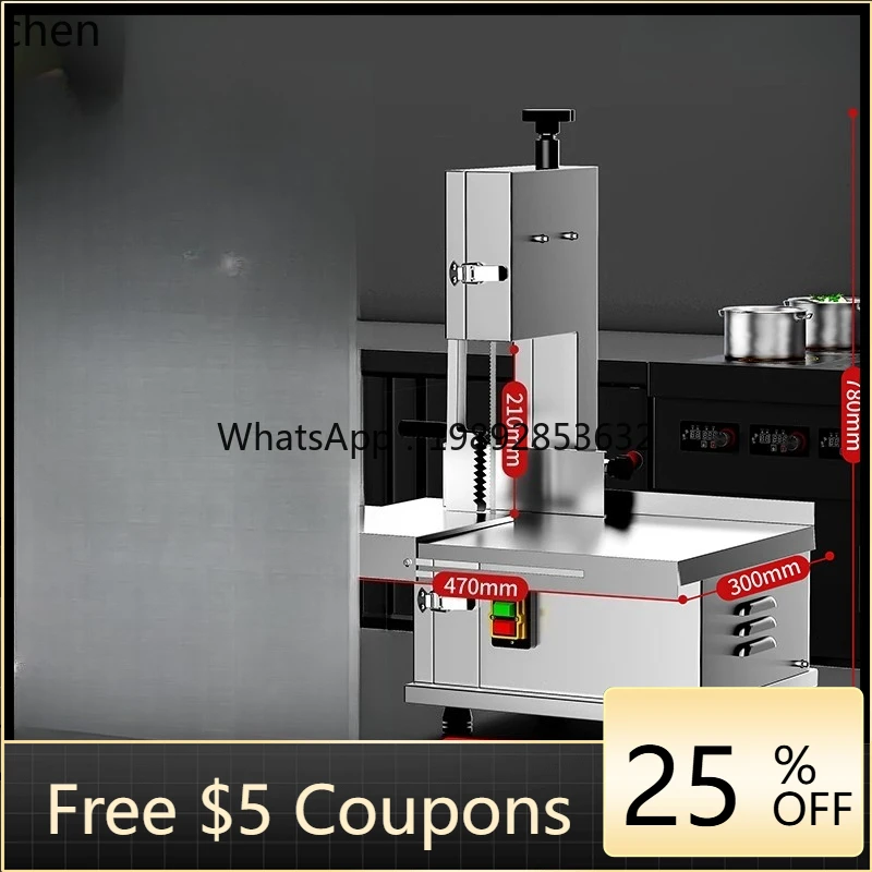 H1  Benchtop Bone Sawing Machine Commercial Dramatic Cutting Small Electric Cutting Machine Bone Chopping Artifact
