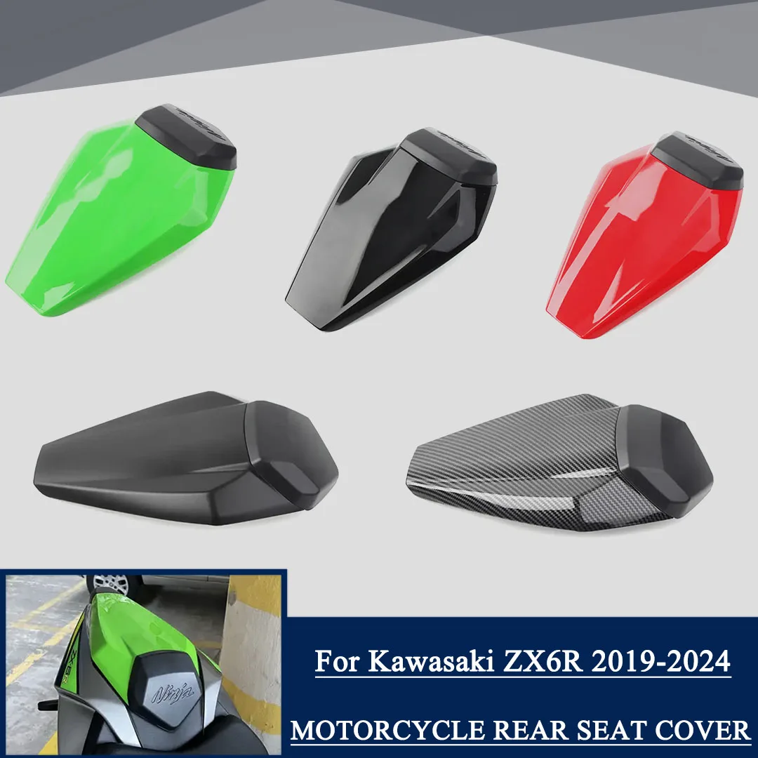 For Kawasaki ZX6R 636 2019 2020 2021 2022 2023 2024 Motorcycle Rear Passenger Cowl Seat Back Cover