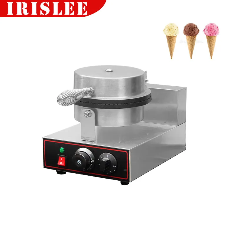 

Commercial Ice Cream Cone Waffle Crust Crispy Crust Cone Machine Ice Cream Cone Machine 1200W 6Kg 345*248*260Mm