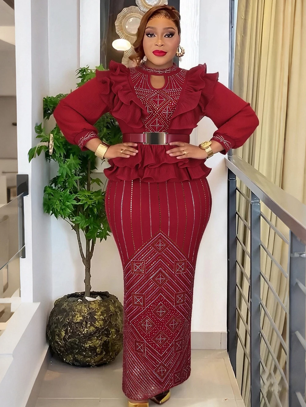 Party Evening Dresses Luxury Diamond Mermaid Gown For Women Africa Clothes Wedding Prom Elegant Bodycon Long Robe Kaftan Abayas