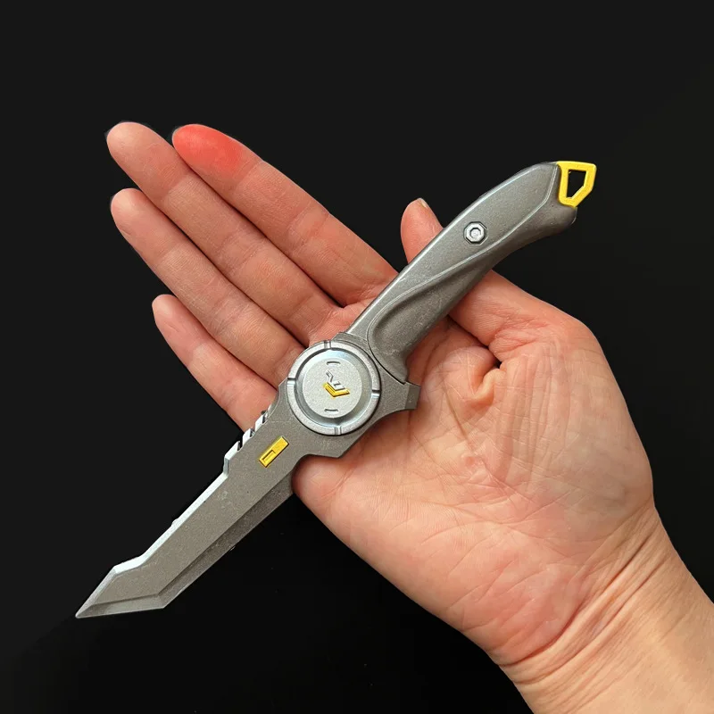 19cm nuevo juego Valorant periférico modelo de Metal armas y accesorios cuchillo decoración de escritorio adornos niños regalos de cumpleaños Juguetes