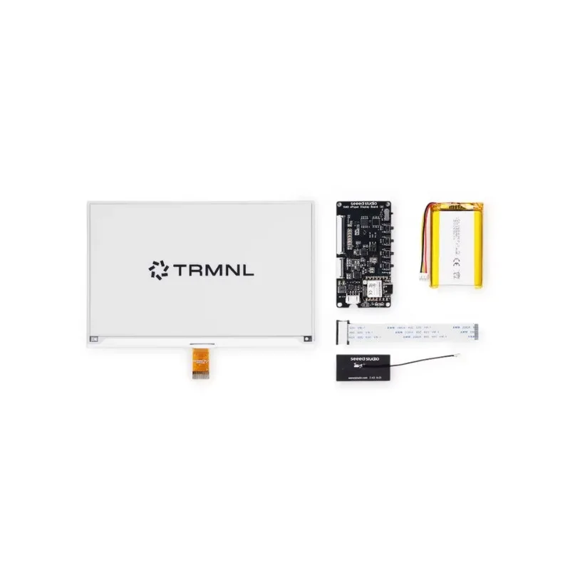 TRMNL BYOD 7.5 E-Ink DIY Kit أحادية اللون 800x480 XIAO ESP32-S3 PLUS لمجموعات لوحات التطوير القابلة لإعادة الشحن المتوافقة مع Arduino
