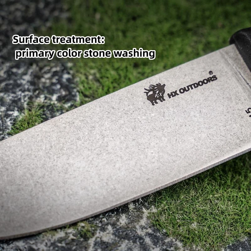 High Hardness Folding Portable With Wooden Handle, Multi-purpose Camping Survival Stainless Steel Knife