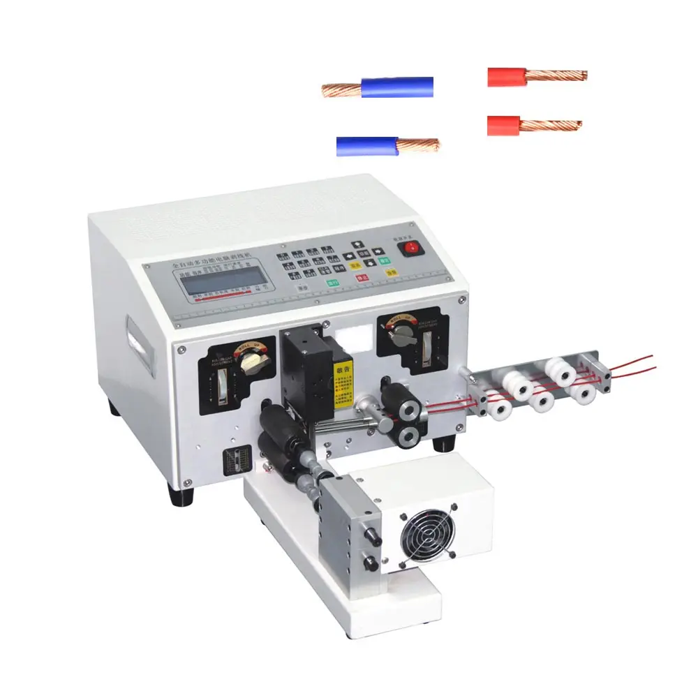 SR-320T 4sqmm Automatic Wire Peeling Cutting Machine Twisting Device Stripping Data Cable Manufacturing Equipment Machine