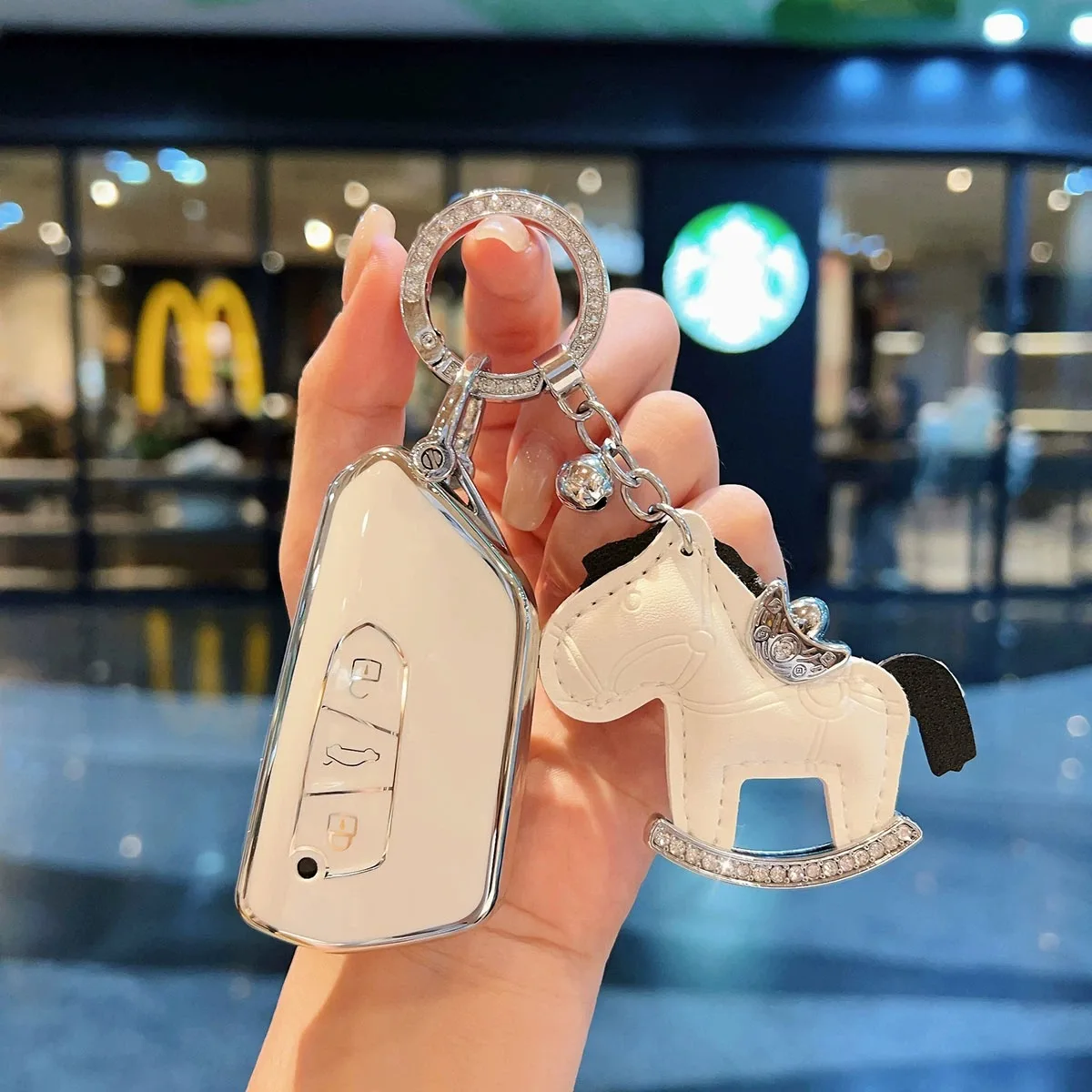 غطاء حافظة مفاتيح السيارة لسيارة VW Volkswagen Golf 8 MK8 ID.3 ID.4 Cupra Skoda Octavia A8 SEAT Leon MK4 2020 2021 Formentor Tarraco #2