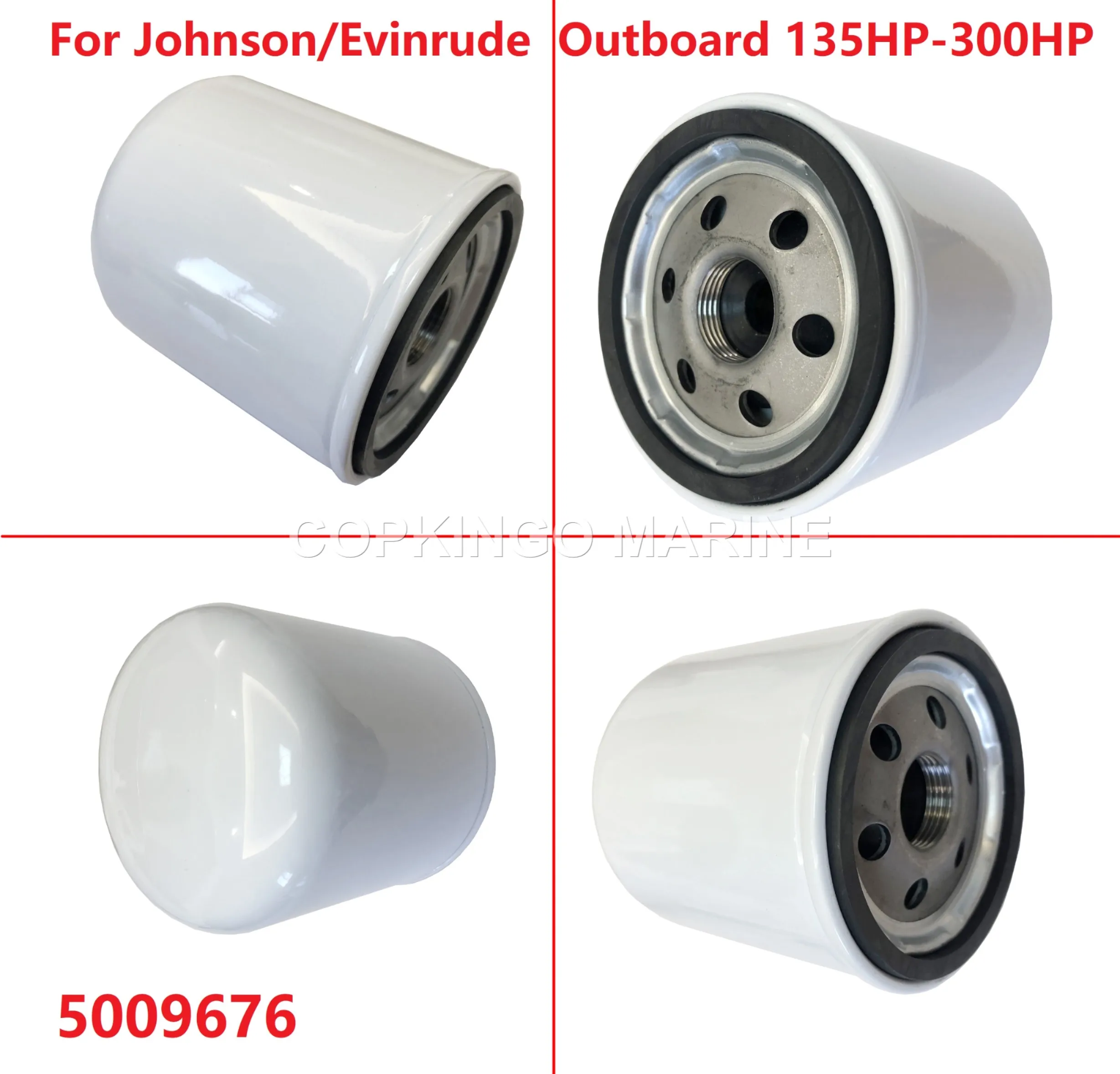 2Pcs Fuel Filter For Evinrude 10Micron Johnson Marine outboard 135HP-300HP 0502906 5011090 5009676 777713