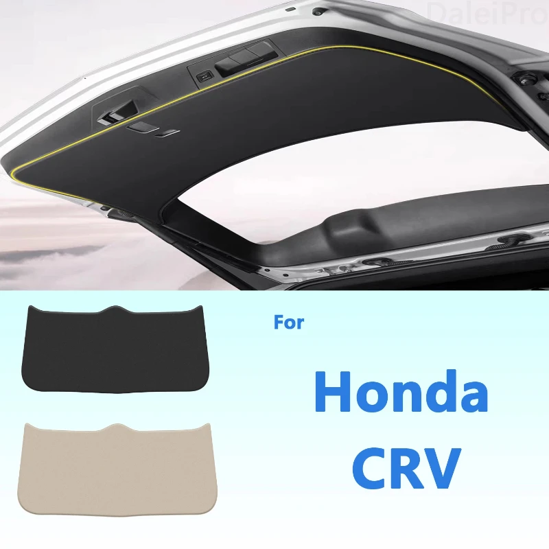For Honda CRV CR V 2023 2024 Car Liftgate Scratch Resistant Rear Trunk Protection Cover Anti-kick Leather Decoration Pad