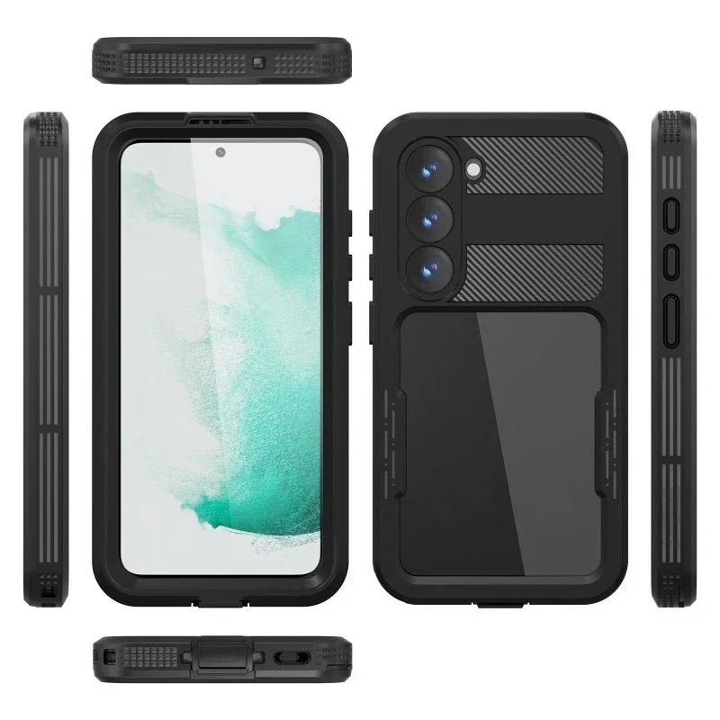 

For Samsung S23 Plus Ultra Phone Case Waterproof Case Screen With Protector Shockproof Falling Protection Phone Cover