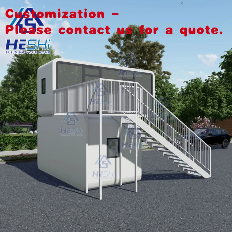 

custom.Direct Sale Prefab Luxury Cabin House Price Prefabricated Portable 20Ft 40Ft Office Pod Waterproof Container