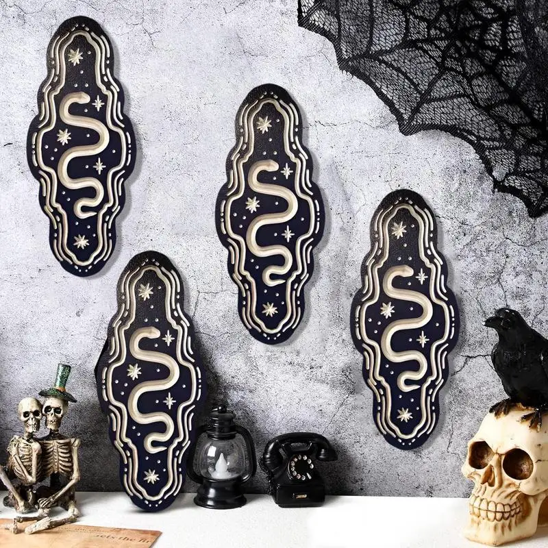 Wall Decor Boho Wall Pediments For Home Halloween Decorative Farmhouse Wall Painting For Home Minimalist Wall Hangable Decor