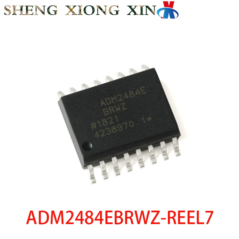 5pcs/lot 100% NEW ADM2484EBRWZ-REEL7 16-SOIC Digital Isolators ADM2484E BRWZ Integrated Circuit