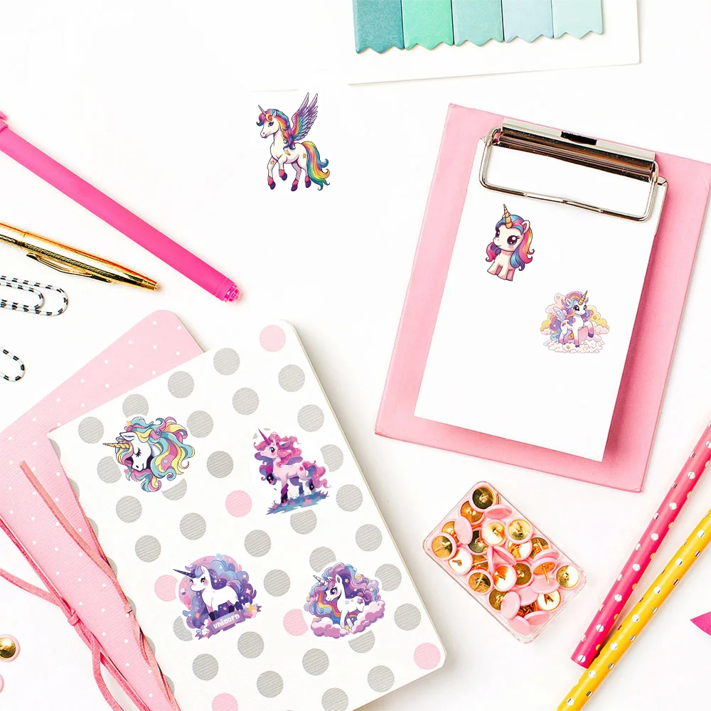 50 шт. мечтательный мультфильм Радужный пони креативные наклейки в стиле граффити скрапбук телефон ноутбук гитара скейтбординг украшения наклейки