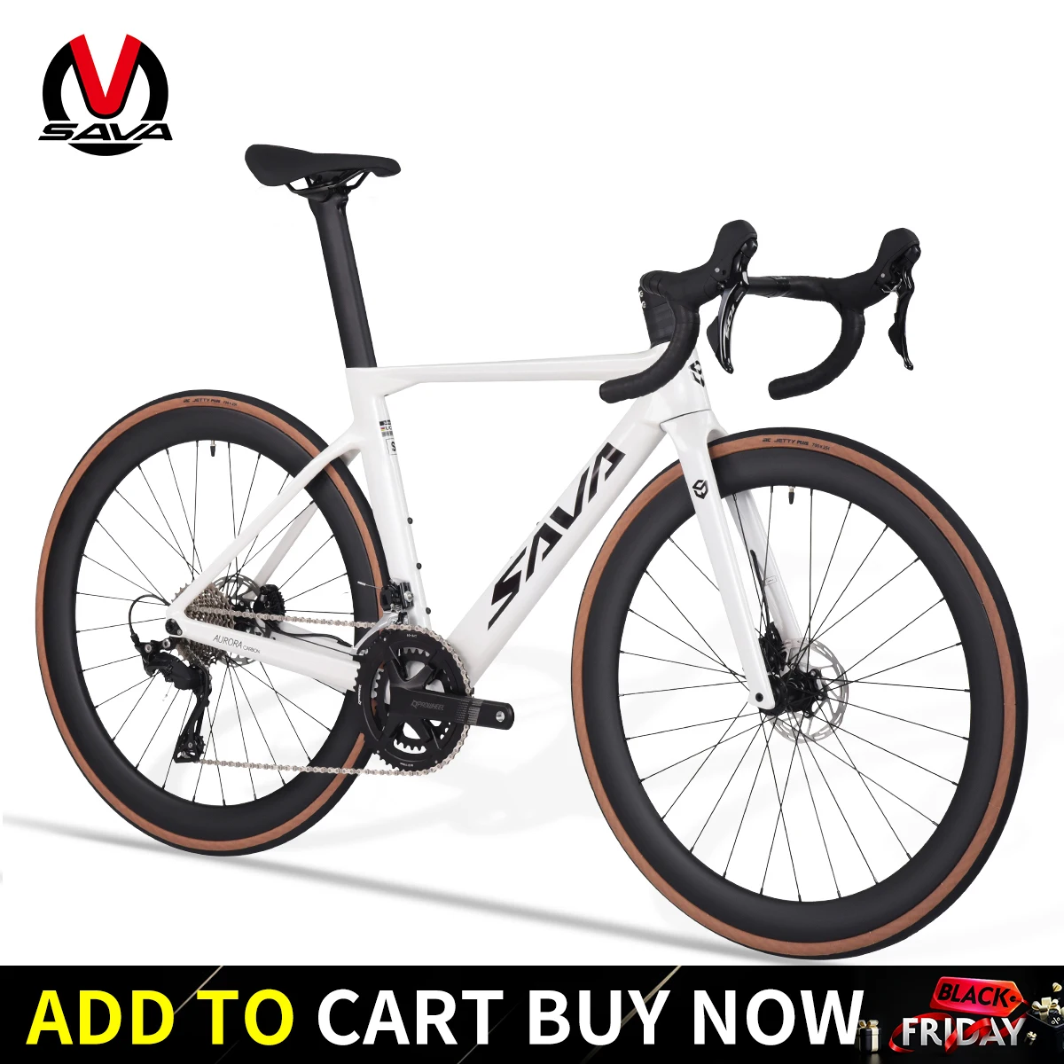 SAVA R08-7120 full Carbon Road Bike with SHIMAN0 105 R7120 2*12 Group Sets 24 Speed Road Bike