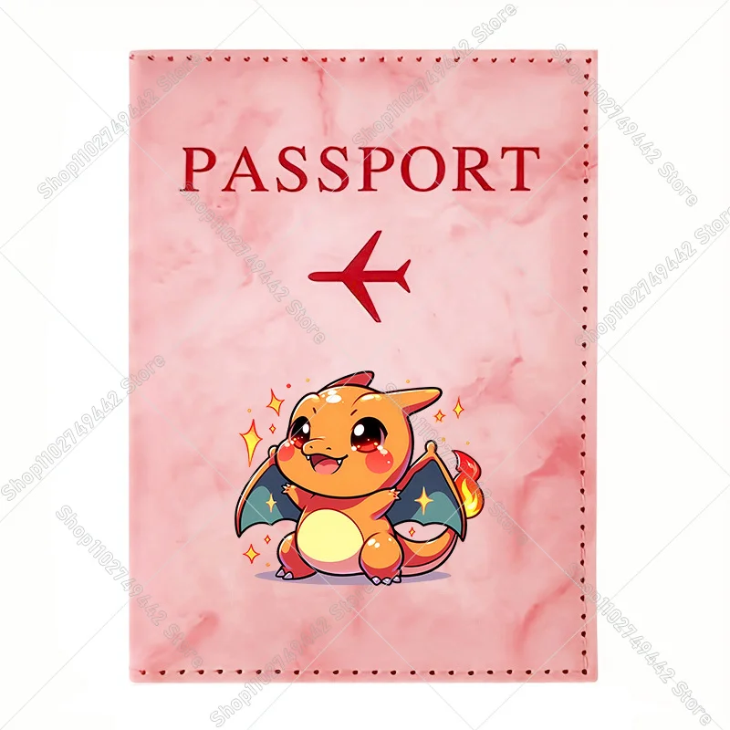 Anime-Figur Reisepasshülle für Damen und Herren Schützende Kartenhalterung Zertifikat-Organizer Cartoon Reisepass-Etui Geschenk – Detail 11
