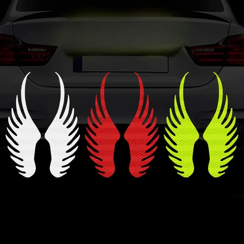 

Car angel wing stickers, safety helmets, car decoration accessories, 2-piece set.