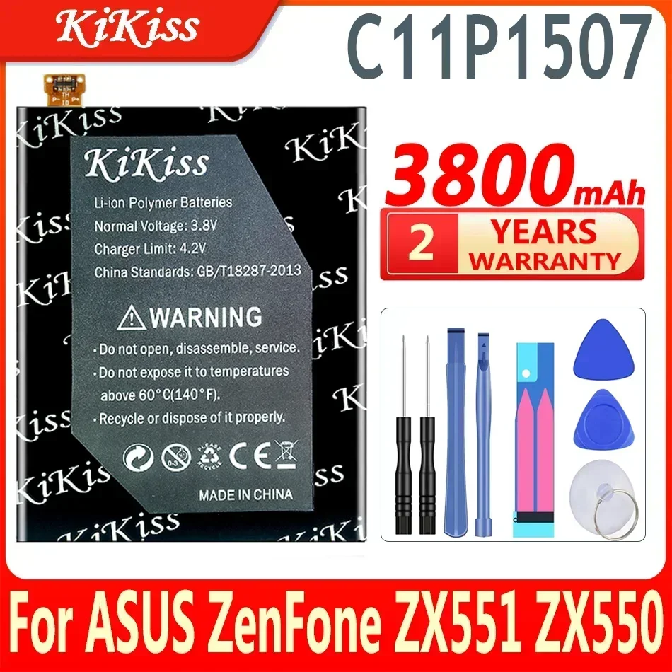 High Capacity C11P1507 Battery For ASUS ZenFone Zoom ZX551 ZX550 ZX551ML Z00XSB+Gift Tools