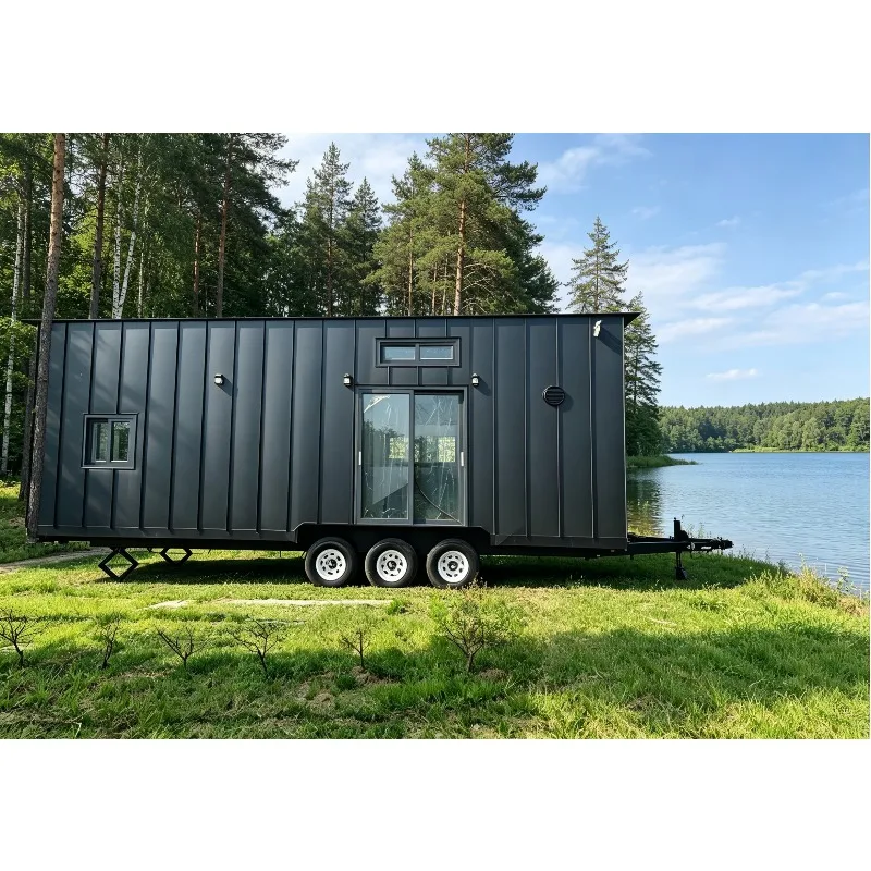 Prefab Shipping Container Tiny Home on Wheels, For Vacation Rental Spaces & Short-Term Stays For Property Hosts